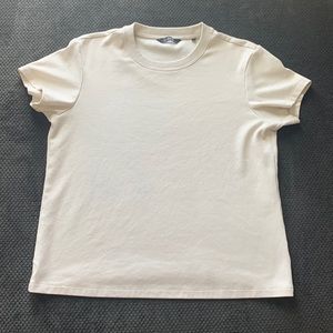 Cuts Clothing Tomboy Tee. Size XL. Color Cream.